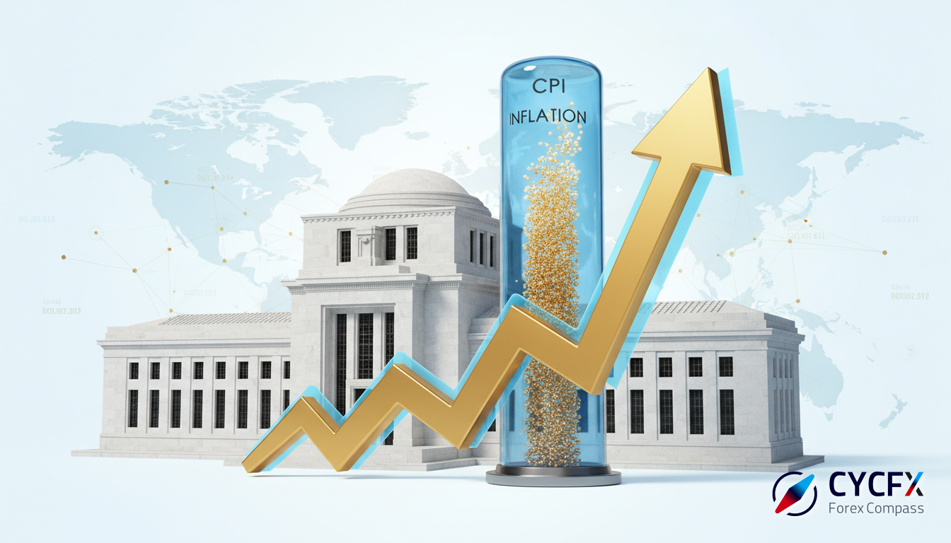 تصمیمات فدرال رزرو برای افزایش نرخ بهره بر اساس شاخص CPI