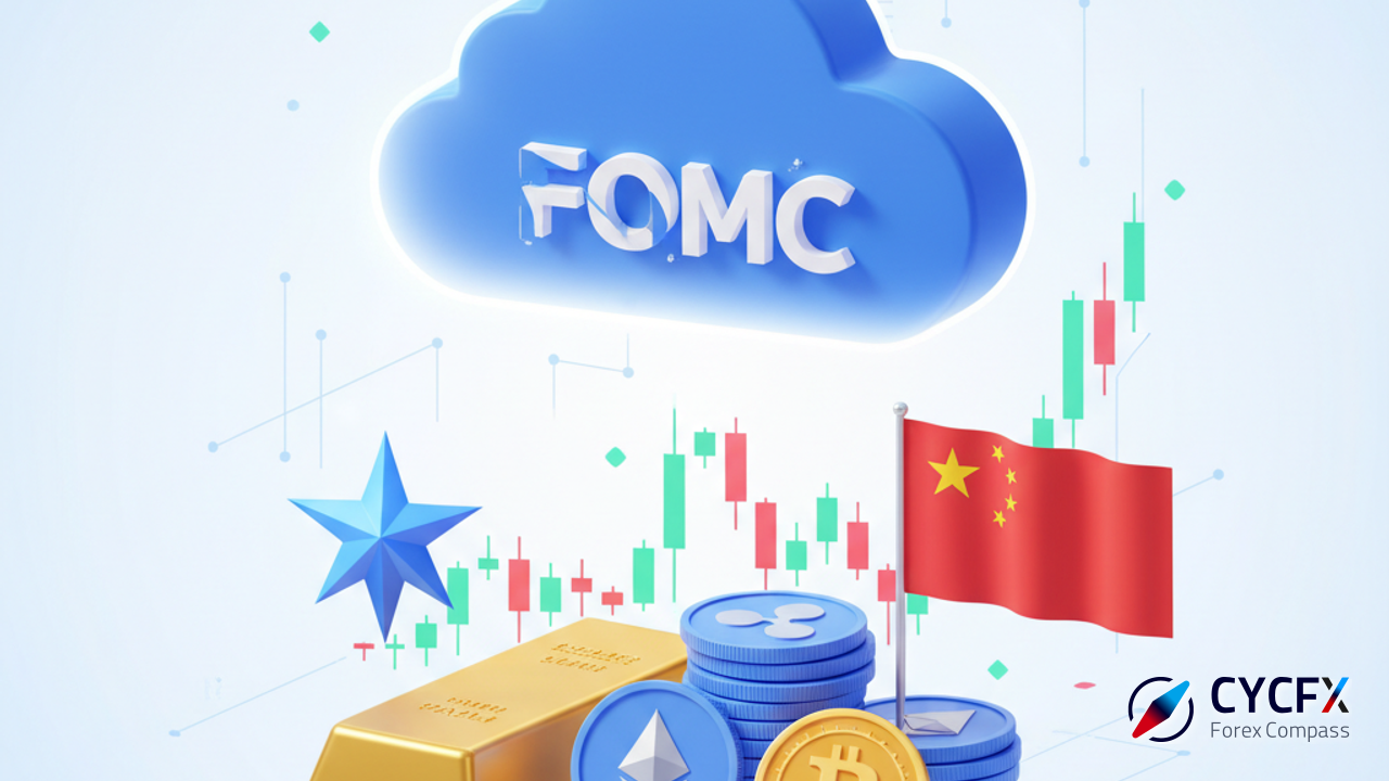 تاثیر FOMC و چینش‌های نجومی روی طلا و کریپتو