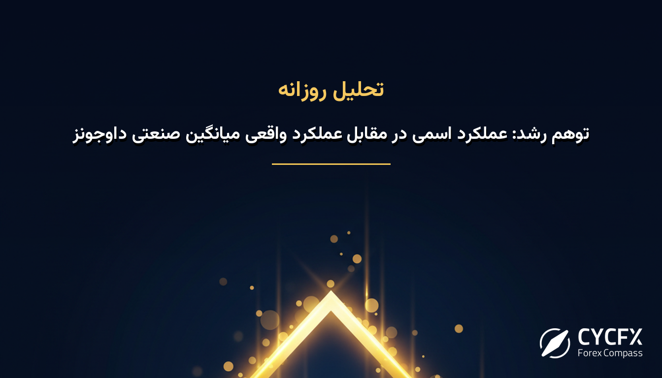 توهم رشد: عملکرد اسمی در مقابل عملکرد واقعی میانگین صنعتی داوجونز